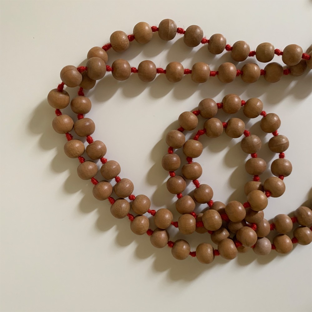 Sandalwood Knotted Mala (Large)
