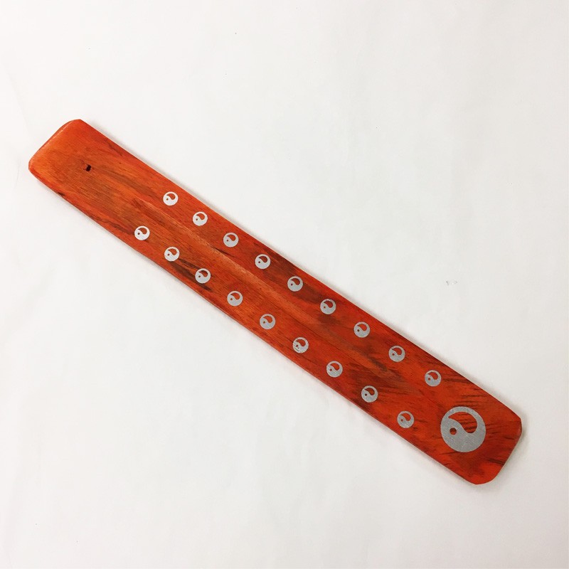 Flat Burner - Yin Yang Orange Painted