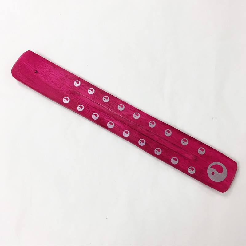 Flat Burner - Pink Yin Yang Painted